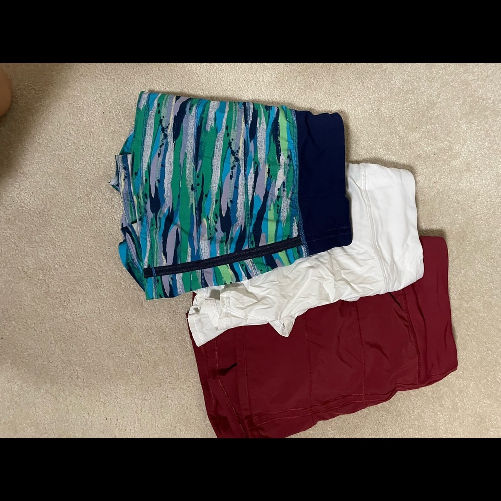 Lululemon tennis skirt bundle size 6 SOLD